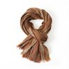 Fashion Men Cotton Linen Striped Scarf