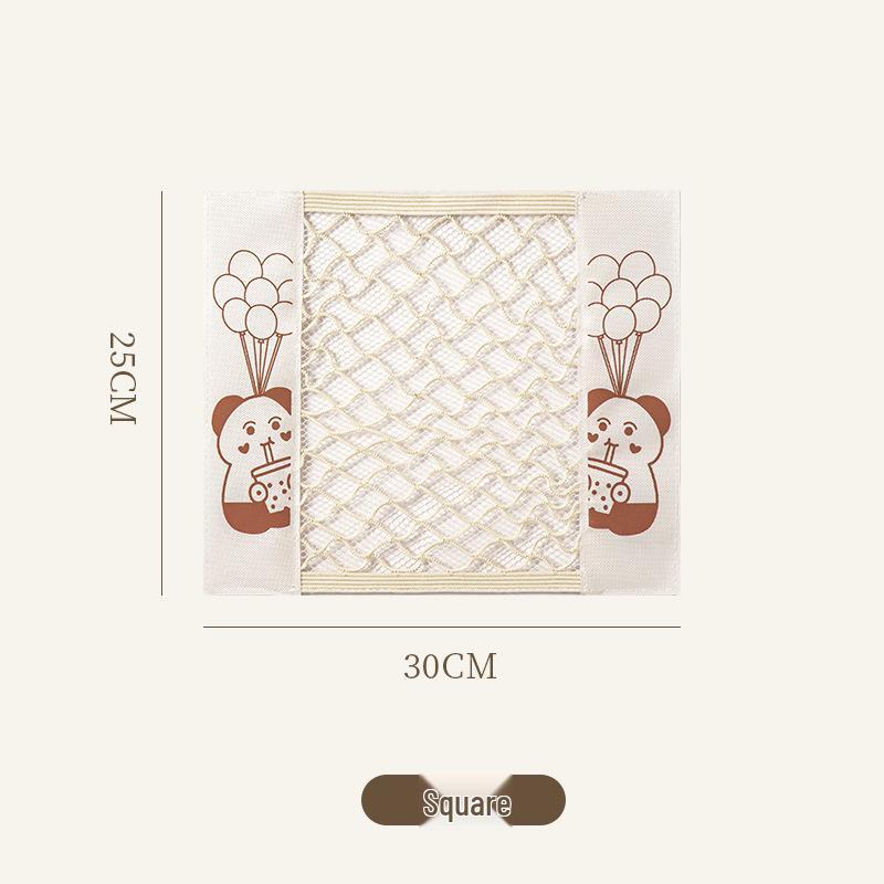 

Настенный держатель для мусорных пакетов для кухни с сетчатым карманом на липучке