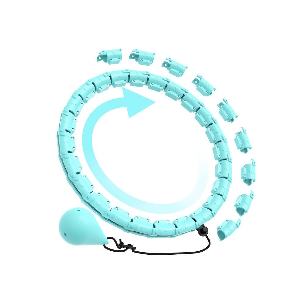 Detachable Fitness Hoop Adjustable Abdominal Workout Equipment  Adults Weight Loss