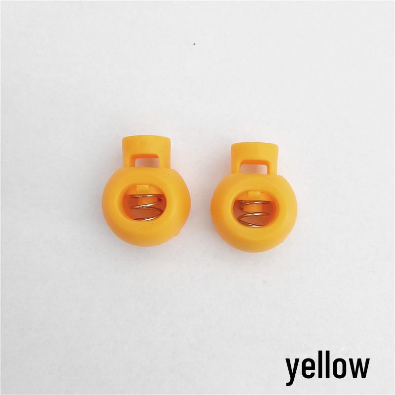 Mixed Color Large Round Bead Single-Hole Spring Buckle (50 pcs/pack)