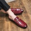 Tide half slippers men's heelless lazy pointed leather shoes summer new baotou half