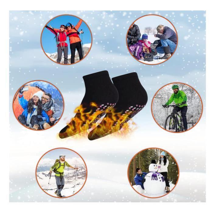 Värmesockor - Universell - Svart - Vandring - Självvärmande - Andningsbar