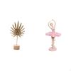 Sculpture Metal Ballerina Figurine Resin Girl Statue Shaped Crafts Nordic Creative Ornament Abstract
