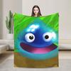 Dragon Quest Slime  Soft Warm Blanket  Travel Plush Throw Blanket Novelty Outdoor Flannel Bedspread Sofa Bed Cover