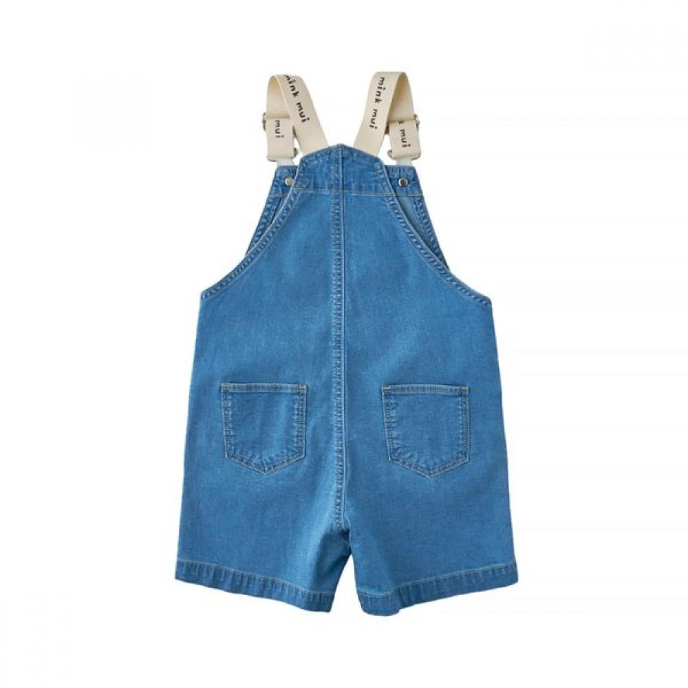 Mink Mui Palm Tree Denim Stretch Overalls  36315 422 02 