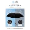Folding Umbrella Parasol UV Protection 100% Complete Blackout Heat Shield Super Lightweight One-touch Automatic Opening/closing Folding Umbrella
