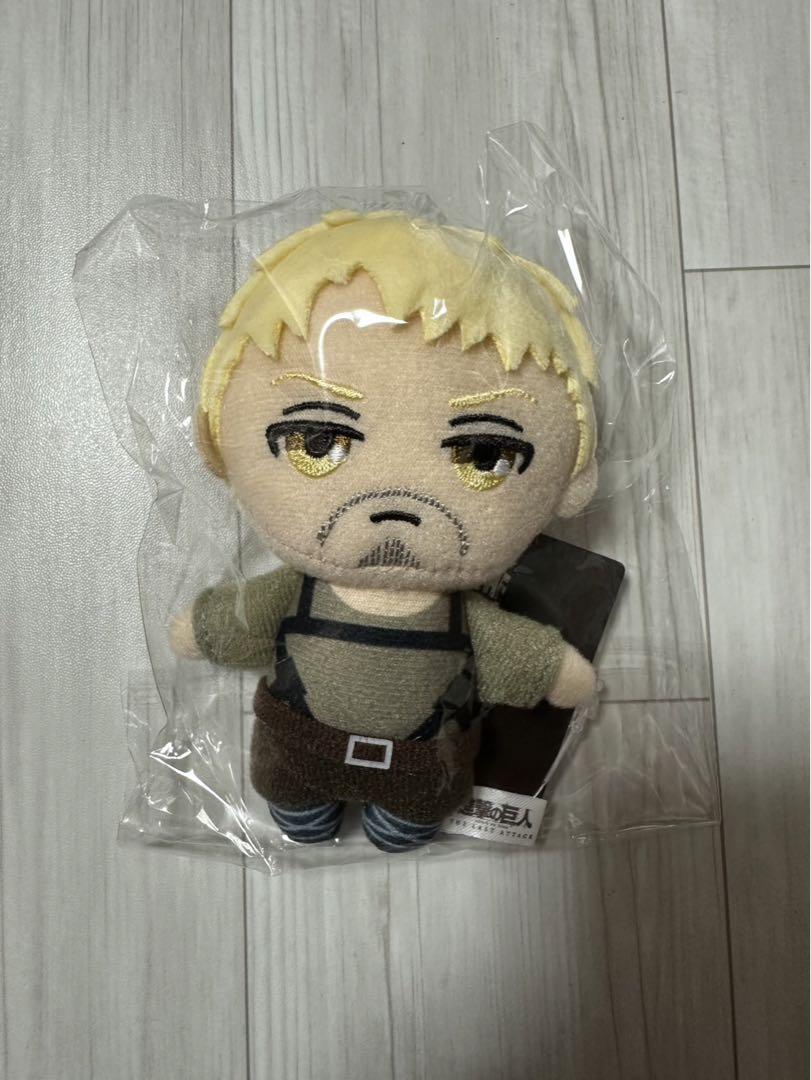 

[USED] Attack on Titan Movie Plush Toy Keychain Reiner