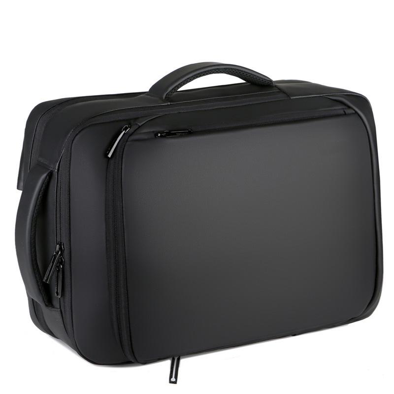 2025 Men's Multifunctional Genuine Leather Business Backpack
