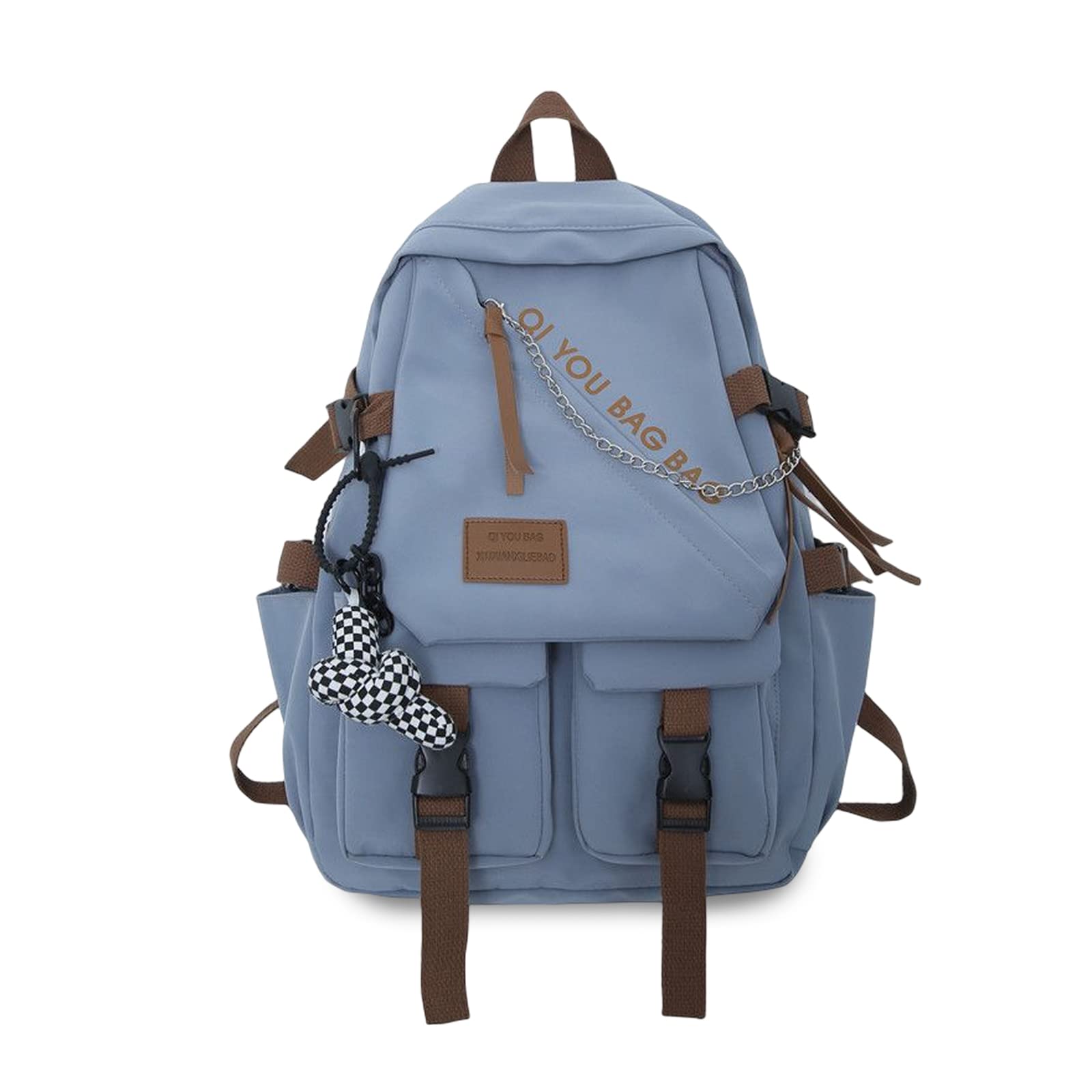 

FANDARE Women s Backpack, Korean Style, School, 15.6-inch Laptop Storage, Waterproof, Cute, Popular, Lightweight, Stylish Back Pocket for College and