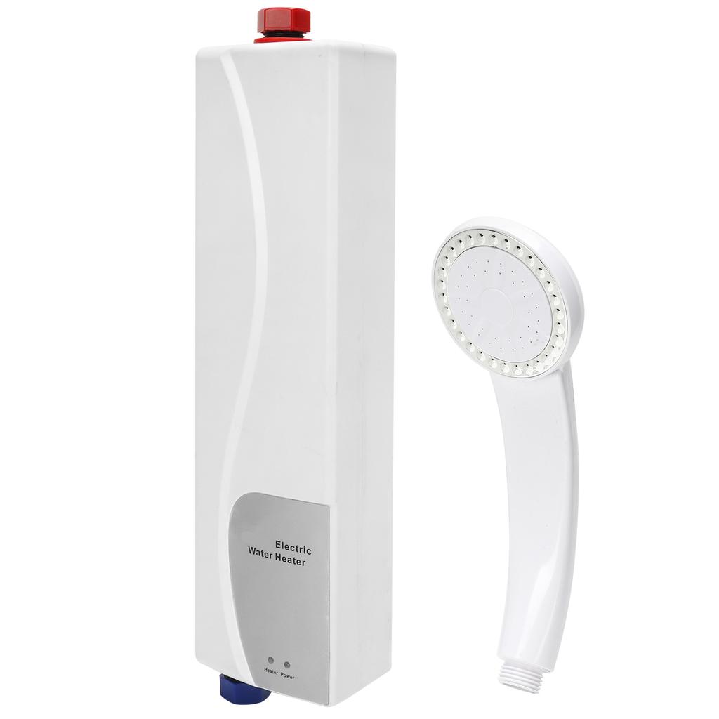 3000W Electric Tankless Instant Water Heater Shower Head Hose Kit Bathroom Supply