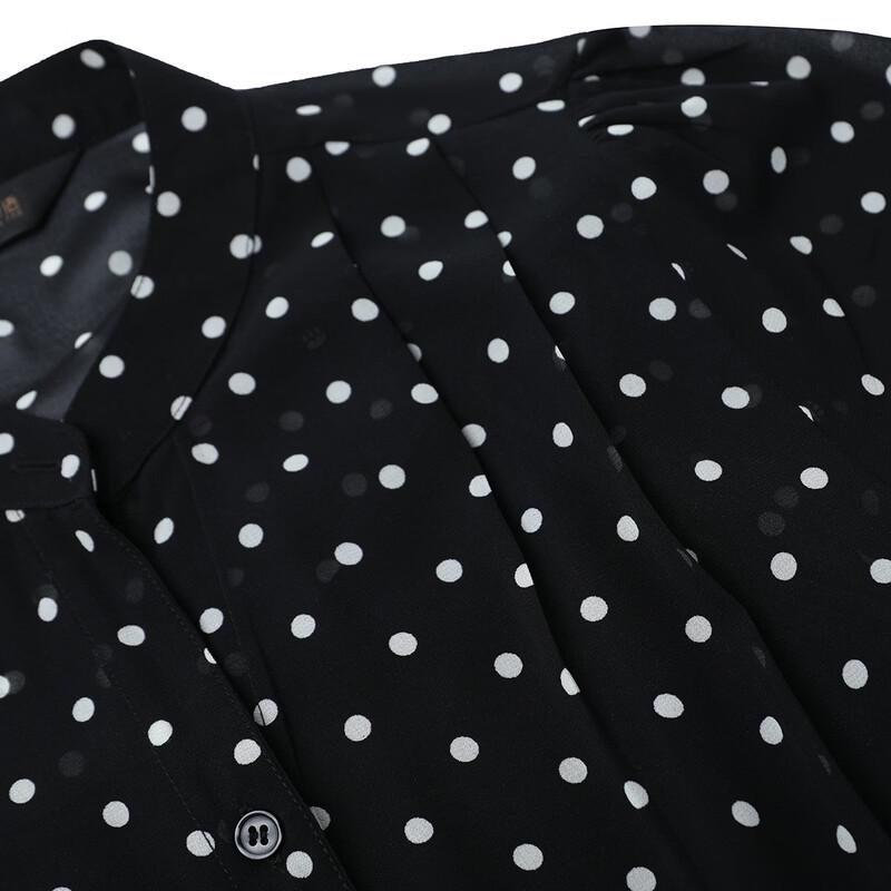 Bailu French Polka Dot Two-Piece Cardigan & Slip Dress Set