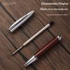Solid Wood Ballpoint Pen Creative Advertising Campaign Touch Screen Printable Light Logo Business Office Gift Oil Pen Model 2611