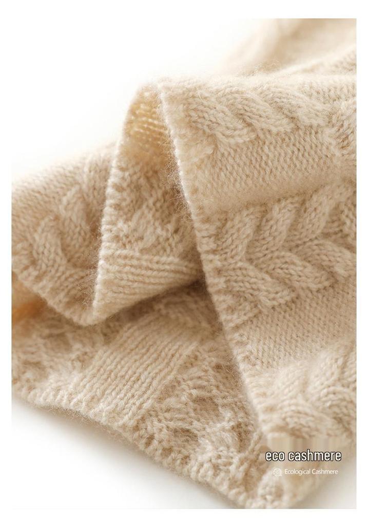 2025 Women's Cashmere Knit Headwrap: High-End, Warm Ear Protection for Fall/Winter