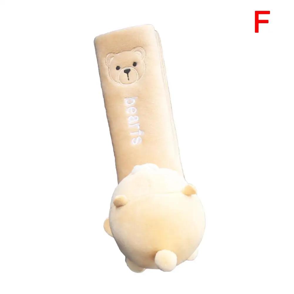 Universal Cartoon Car Seat Belt Cover Auto Seat Belt Warm Protector Shoulder Seat Pad Protection Interior Cushion Safety Fl F7R5
