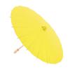 White Blank Paper Umbrella Decor Props for Kids   Hand Painting(Yellow)