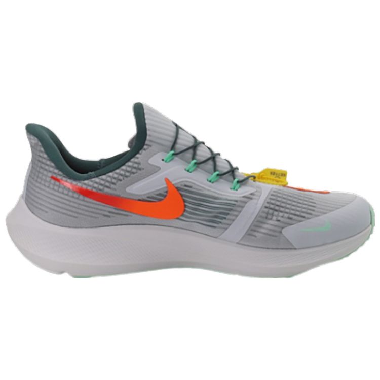 Nike Air Zoom Pegasus 39 FlyEase Pure Platinum Total Orange Men Sneakers Grey Mineral-Slate Bright-Spruce DJ7381-002