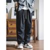 American Retro Heavy-Duty Pure Cotton Pleated Paratrooper Cargo Pants for Men, Spring and Autumn Loose Pants, Export Men's Casual Long Pants