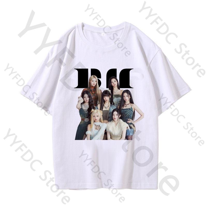 KPOP Babymonster T Shirt Women Unisex Summer Cotton Short Sleeve Tee Tops Korean Fashion Popular Loose Tshirt For Fans Clothes