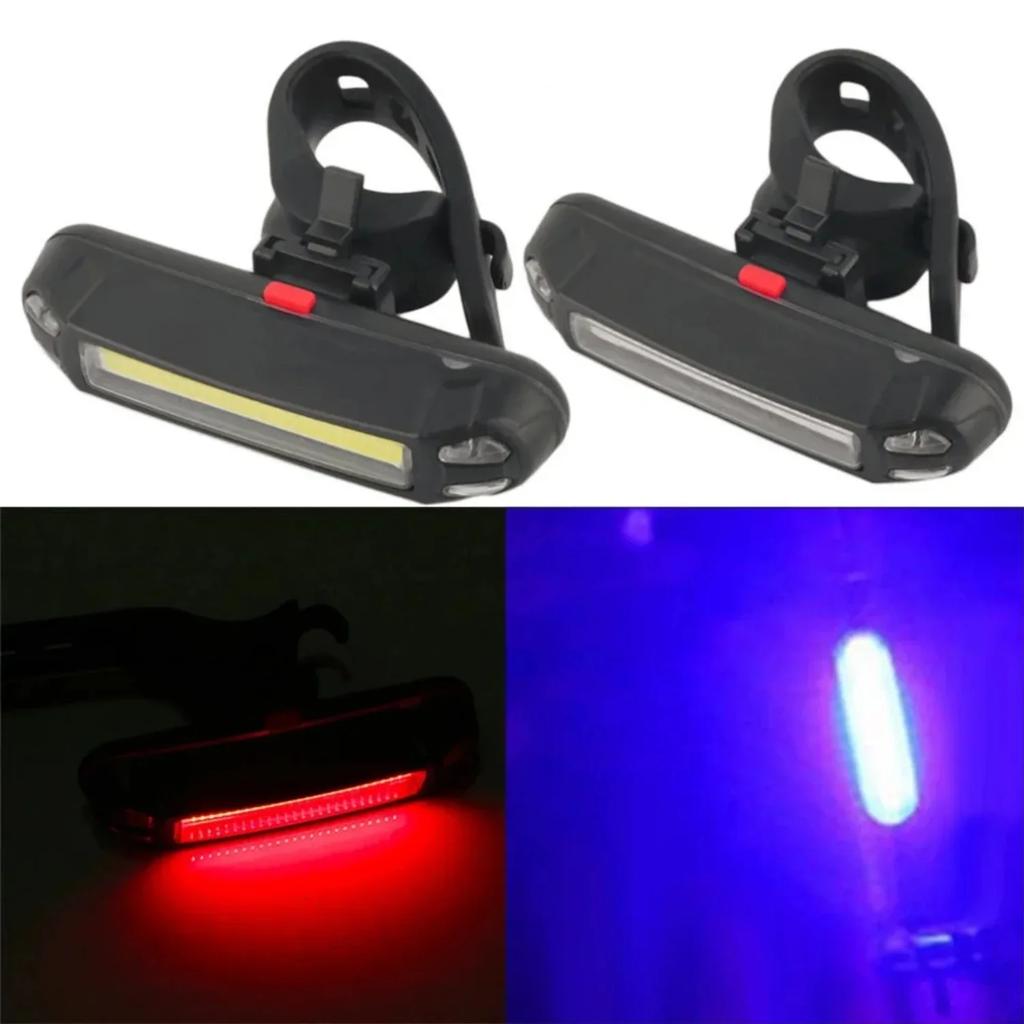 Bicycle Rear Light IPX-5 Waterproof USB Rechargeable  Safety Warning Lamp Bike Flashing Accessories Cycling Taillight