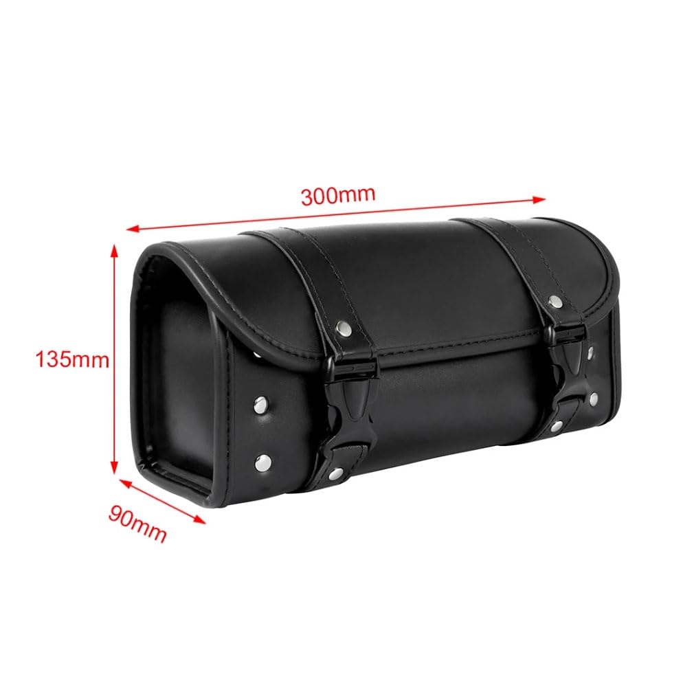 SZYUMO Motorcycle Tool Mini Side PU Leather Storage Bag for Small Universal Fit Bag, Bag, Items, Waterproof,