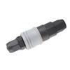 C Type Pneumatic Fittings Plastic Steel Self Locking PU Tube Quick Connector Compressors