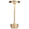 LED Touch Table Lamp - Minimalist Retro Cafe Style, USB Rechargeable