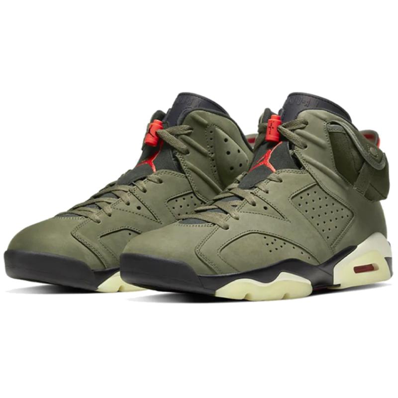 Travis Scott X Jordan 6 Retro Olive Jordan CN1084-200