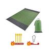 Sand Free Beach Mat Outdoor Picnic Blanket Rug Sandless Mattress Pad  Green