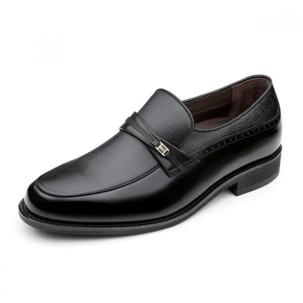 Kumkang Men S Side Brogue Point cuShion Loafer regSlc6003k1x 245/blacks