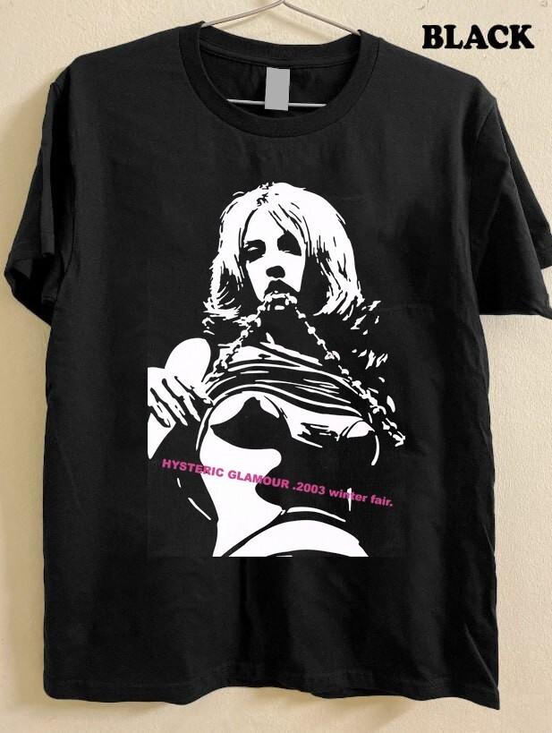 Vintage Hysteric Glamour black short sleeve tee shirt Unisex T-Shirt XXL