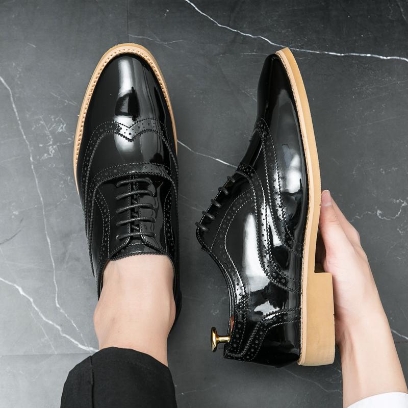 Men's Formal Leather Shoes Fashion Designer Style Leisure Business Party Daily Office Outdoor Plus Size Wedding Men's Shoes