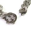 GUCCI script logo choker Interlocking G Necklace Accessories Current 675769 Used