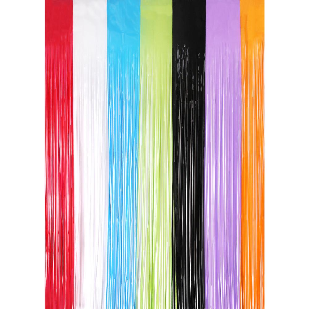 

Матовый Радужный Потрясающий Дождевой Занавес Декоративный Фон Для Торжеств Вечеринки 1m2m,Glossy Rainbow