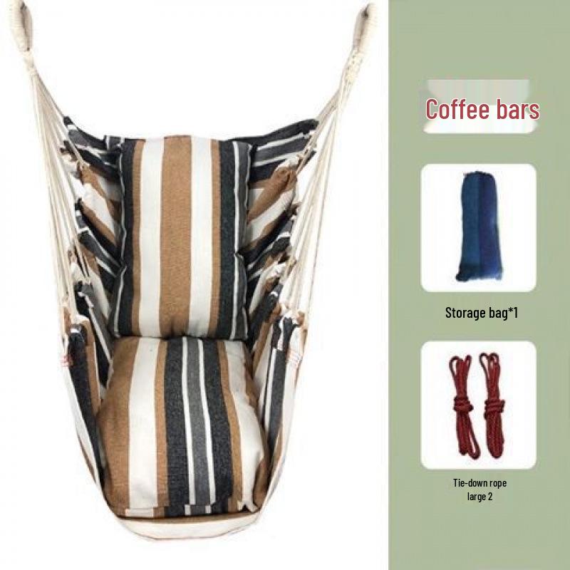 University Dorm Hanging Hammock Chair - Indoor Student Single Swing