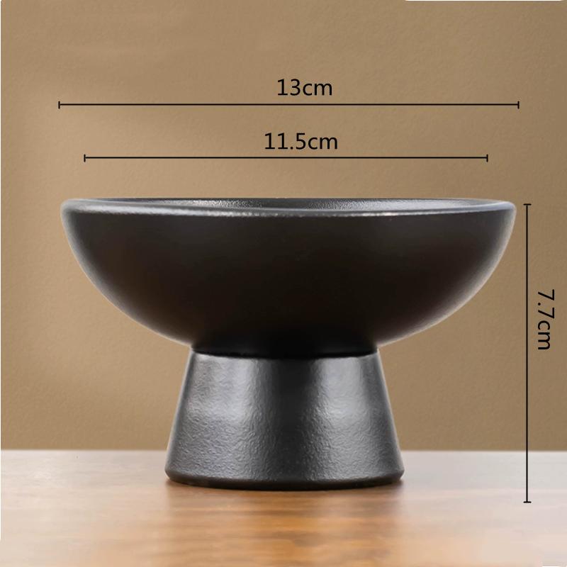 Flower Arrangement Ware Ceramic Flowerpot Desktop Storage Bonsai Copper Needle Floral Accessories Flower Vase Home Decoration