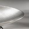 Metal Pedestal Fruit Bowl Sturdy High Footed for Entryway