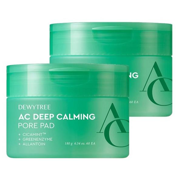 

DEWYTREE AC Control Ex Deep Green Успокаивающие пэды 180г, 60 штук, 2 шт.