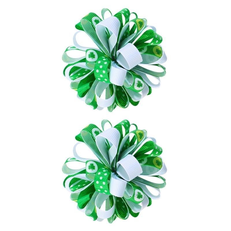 1 Pair Saint Patrick's Hair Clips Stylish Girls Hair Barrettes Hairclips Side Hairpin Trendy Headwear Hair Accessories