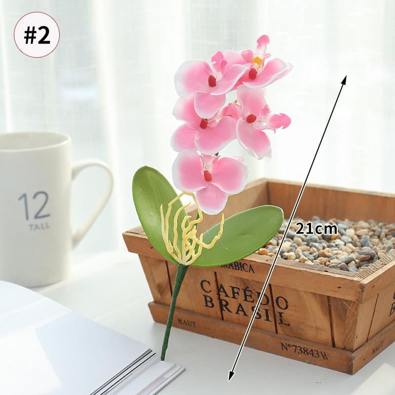 Artificial Flower Potted Simulation Butterfly Orchid Wintersweet Bonsai Home Decoration Simulated Flower Fake Potted Plants