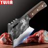 High-carbon Stainless Steel Carving Knife with Ergonomic Wooden Handle for Professional Chefs