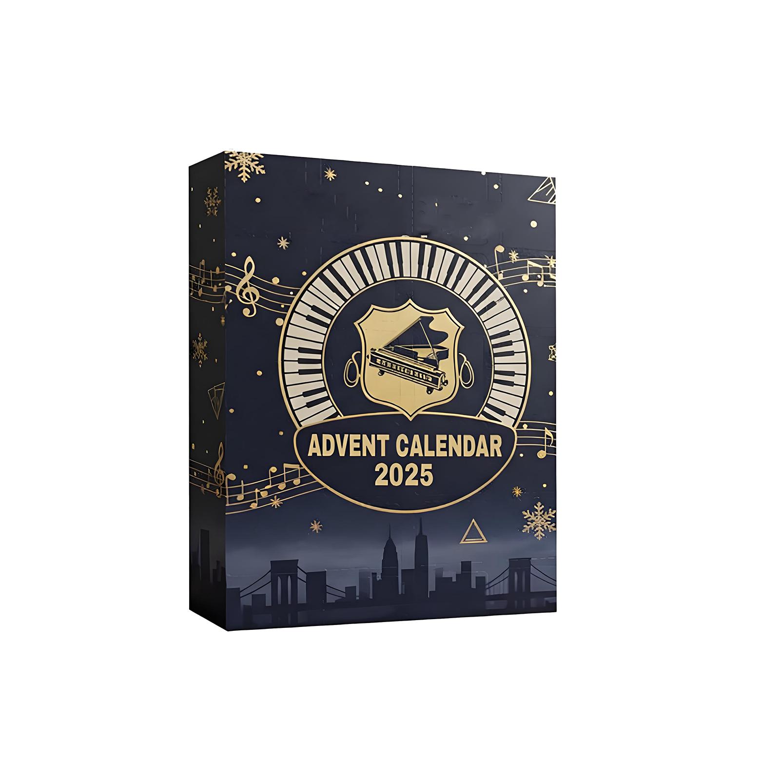 

2D Plane+airplane Box +24PC+ Pianist Countdownbox Christmas Advent Calendar One Size серый