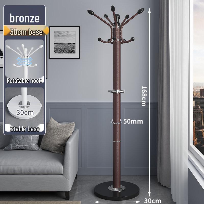 Modern Floor-Standing Coat and Clothes Rack for Bedroom or Living Room