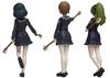 PLATZ Girls & Panzer Final Chapter 1/35 Japan Tankery Federation Referee Figure Set, Unpainted Urethane Foam Kit GPF-32