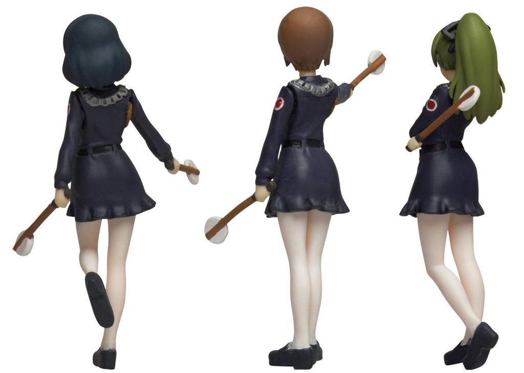 PLATZ Girls & Panzer Final Chapter 1/35 Japan Tankery Federation Referee Figure Set, Unpainted Urethane Foam Kit GPF-32