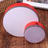 Kids Wooden Hand Drum Music Percussion Instrument Red Handheld Percussion Hand Drum Educational Toys Hand Beat