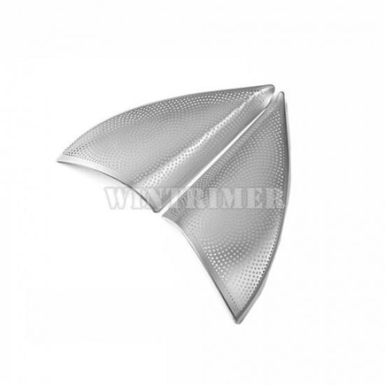 Stainless Steel Front Pillar Audio Speaker Trim Cover For BMW X1 F48 2016-2021