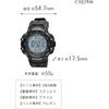Crepha Men S Digital Stopwatch Water reSiStant Large Screen Urethane Band Black 