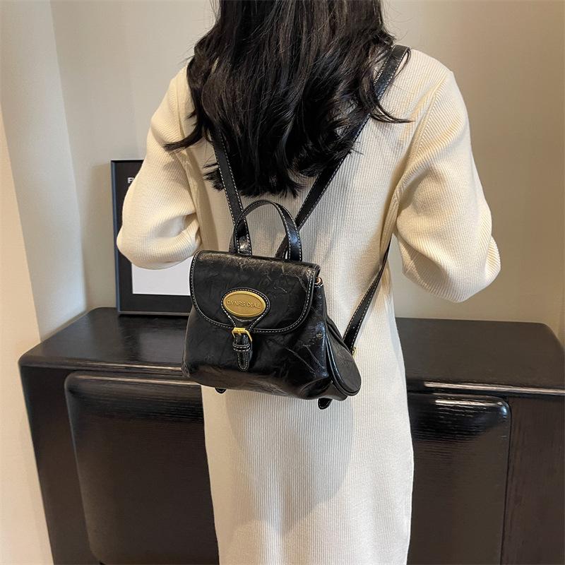 2025 autumn new thousand bird grid backpack niche design portable backpack travel bag premium texture bag women