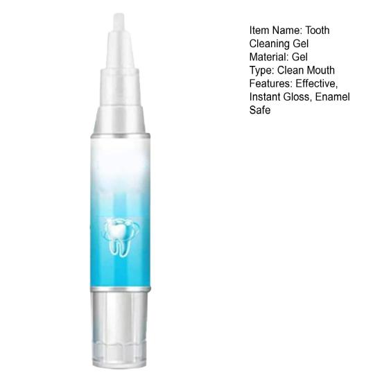 4ML Gum Protection Repair Dental Gel Enamel Safe Teeth Cleaning Gel Pen Teeth Plaque Stain Removal Oral Care Dental Cleaning Gel