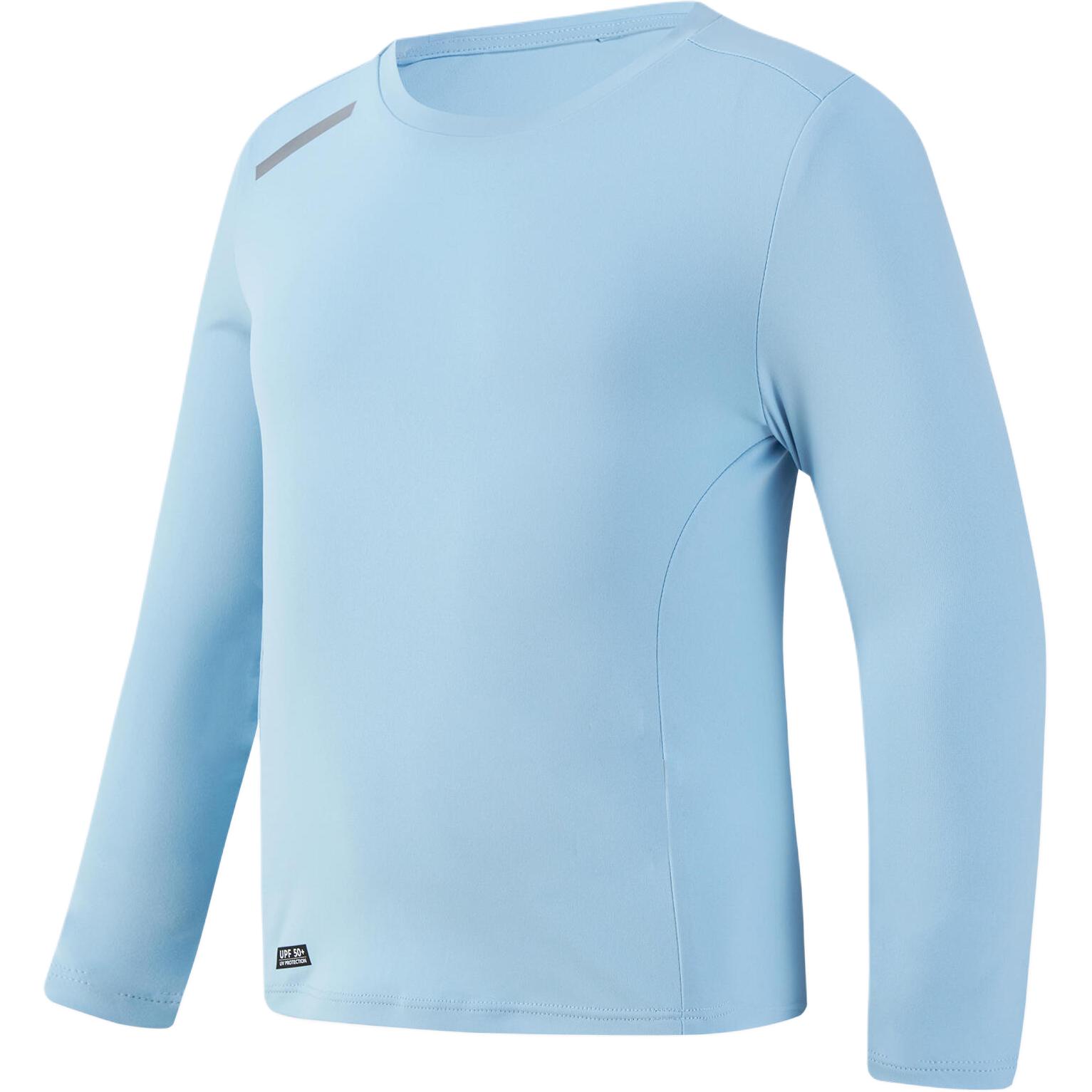 

DECATHLON AntiUV 500 BEBE Пуловер с круглым вырезом Футболка с длинным рукавом Мечтательно-синий для маленьких и средних детей 82-88